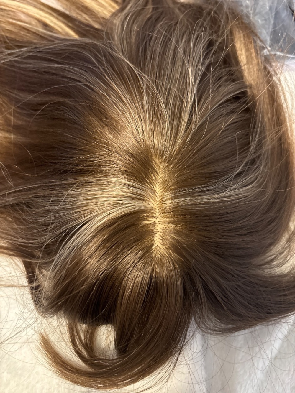 360° 3D Hair Topper with 7"x8" Large Base & 22" Long Straight Synthetic - Picture 5 of 6